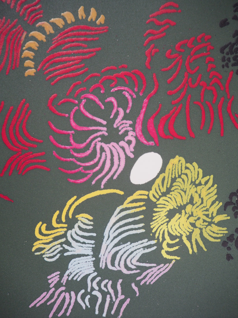 Jacques HEROLD : Nature au clair de lune, 1975 - Gravure (détail)