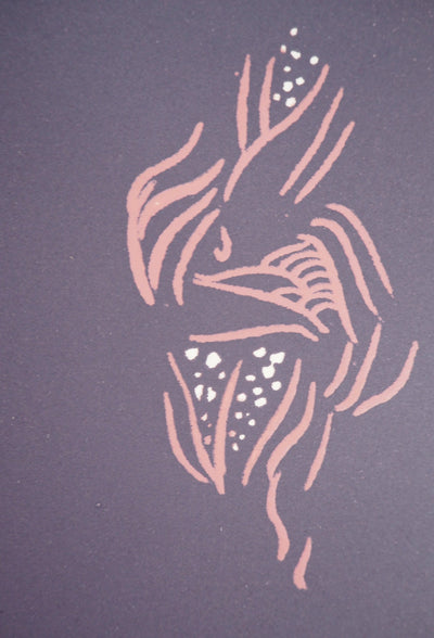 Jacques HEROLD : Oiseaux surréalistes, 1975 - Gravure (détail)