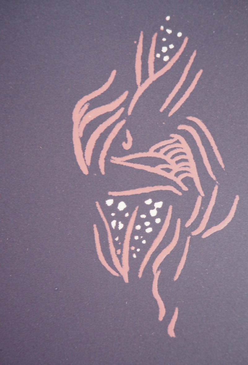 Jacques HEROLD : Oiseaux surréalistes, 1975 - Gravure (détail)