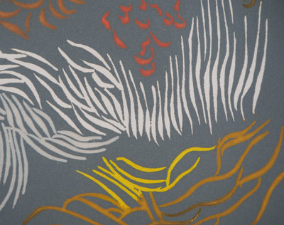 Jacques HEROLD : La transcendance du paon, 1975 - Gravure (détail)