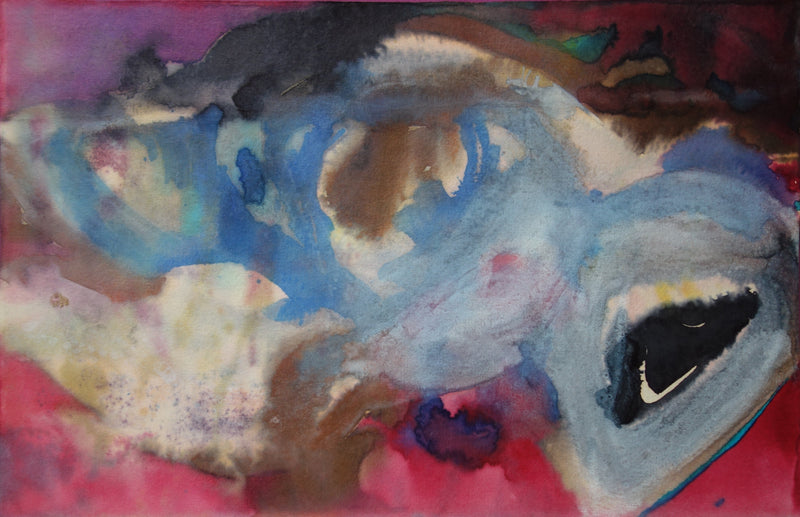Bernard HERZOG : Incarnation : Enfant à venir - Aquarelle