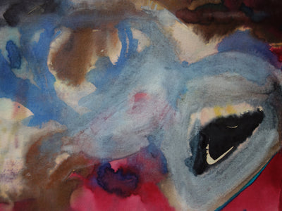Bernard HERZOG : Incarnation : Enfant à venir - Aquarelle (détail)