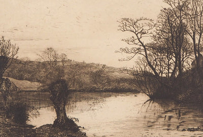 John Postle HESELTINE : Branscombe, Dyon, 1881 - Gravure (détail)