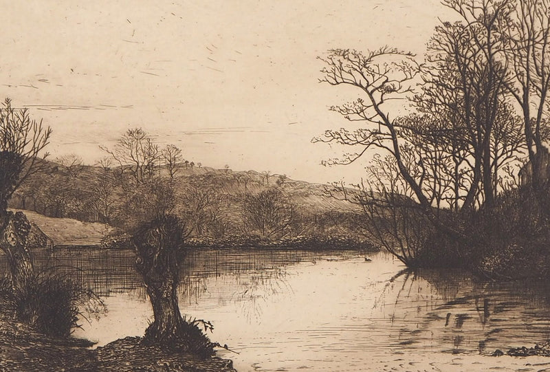 John Postle HESELTINE : Branscombe, Dyon, 1881 - Gravure (détail)
