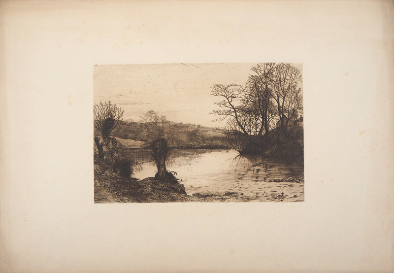John Postle HESELTINE : Branscombe, Dyon, 1881 - Gravure (détail)