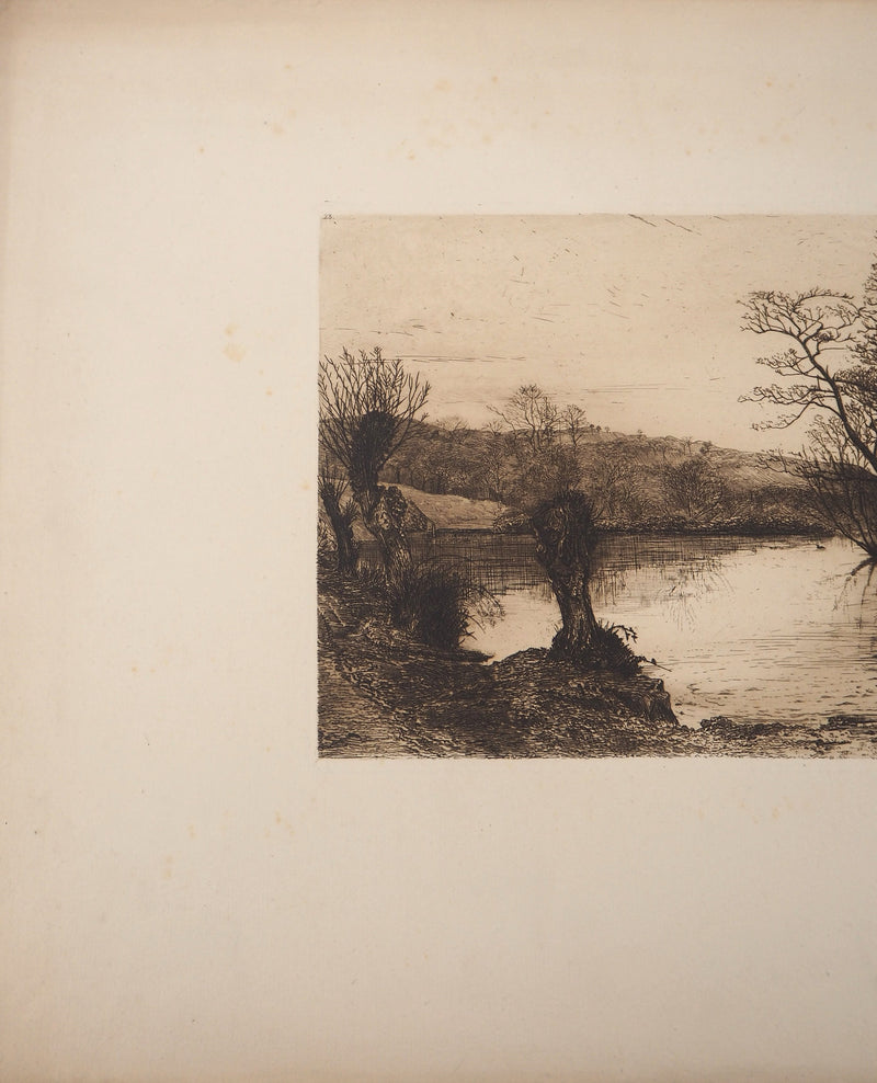 John Postle HESELTINE : Branscombe, Dyon, 1881 - Gravure (détail)