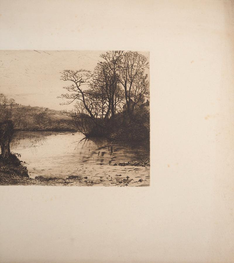 John Postle HESELTINE : Branscombe, Dyon, 1881 - Gravure (détail)