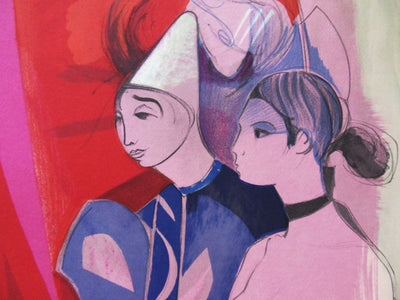 Camille HILAIRE : Au cirque, Lithographie originale (photo de détail 4) - Crédit photo : Galerie Art.Paris