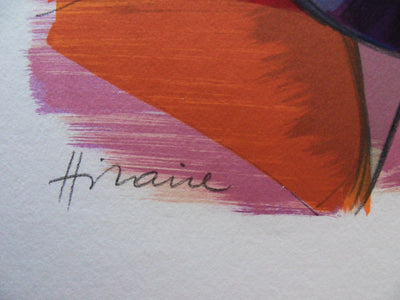 Camille HILAIRE : Au cirque, Lithographie originale (photo de détail 2) - Crédit photo : Galerie Art.Paris