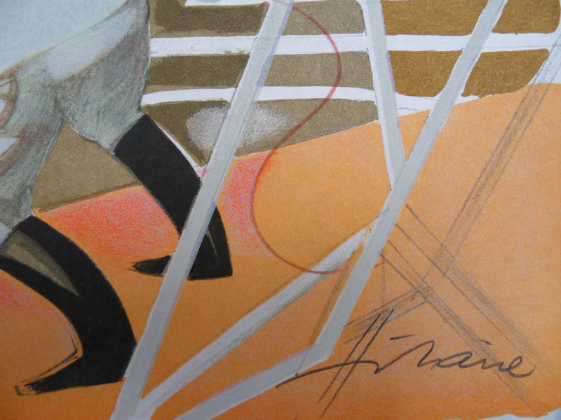 Camille HILAIRE : Le dresseur, Lithographie originale (photo de détail 2) - Crédit photo : Galerie Art.Paris