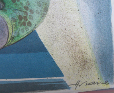 Camille HILAIRE : Les gymnastes, Lithographie originale (photo de détail 2) - Crédit photo : Galerie Art.Paris