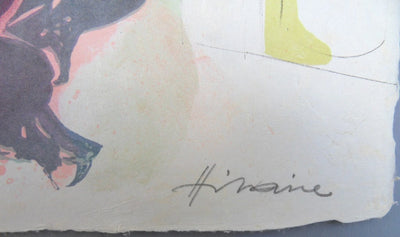 Camille HILAIRE : Le spectacle, Lithographie originale (photo de détail 2) - Crédit photo : Galerie Art.Paris