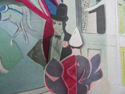 Camille HILAIRE : Le spectacle, Lithographie originale (photo de détail 3) - Crédit photo : Galerie Art.Paris
