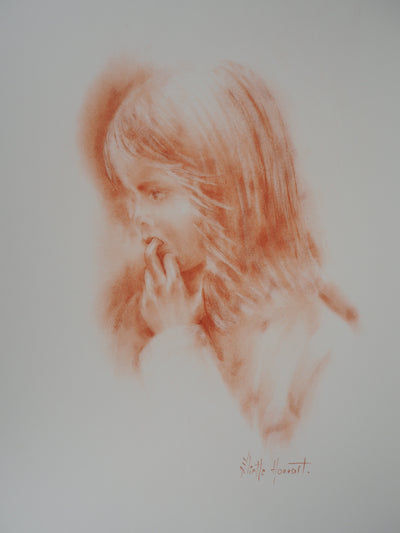 Juliette HONNART : Angoisse - Lithographie