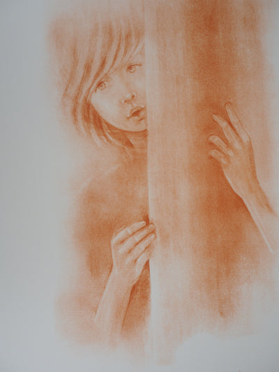 Juliette HONNART : L'arbre - Lithographie (détail)