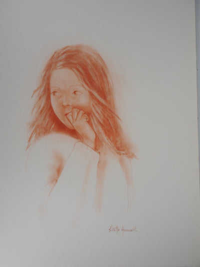 Juliette HONNART : Chuchotements - Lithographie (détail)