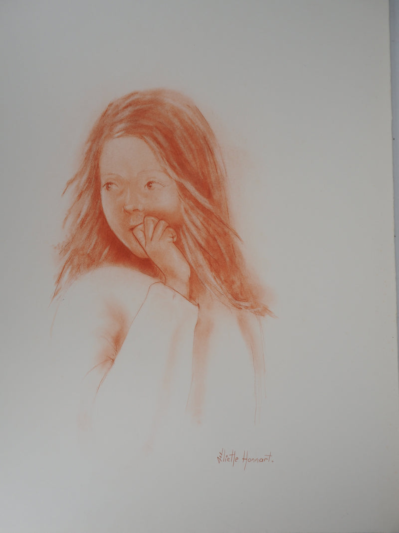 Juliette HONNART : Chuchotements - Lithographie (détail)