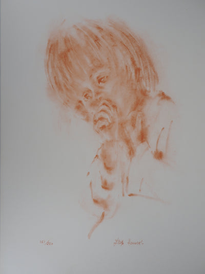 Juliette HONNART : Le gâteau d'anniversaire - Lithographie