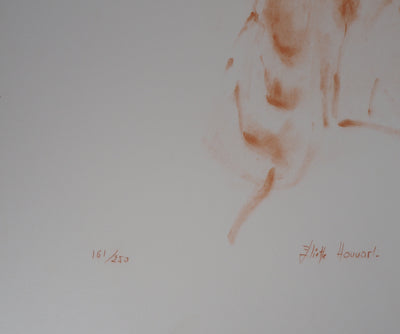 Juliette HONNART : Le gâteau d'anniversaire - Lithographie (détail)