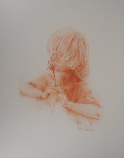 Juliette HONNART : L'odeur du printemps - Lithographie