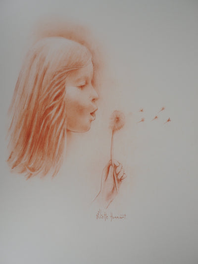 Juliette HONNART : Le souffle - Lithographie
