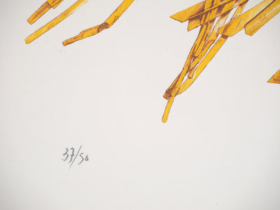 Guy HOUDOUIN : Pectoral de Patak II - Gravure (détail)