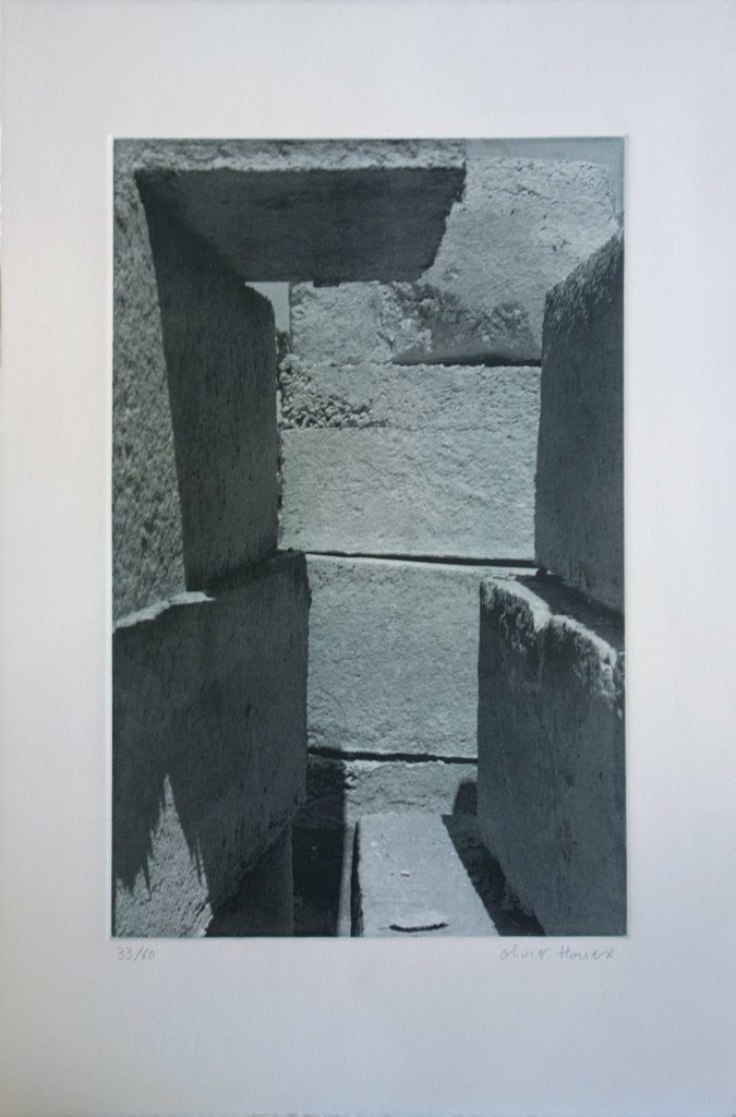 Olivier HOUEX : Mur sur la Méditerranée - Héliogravure