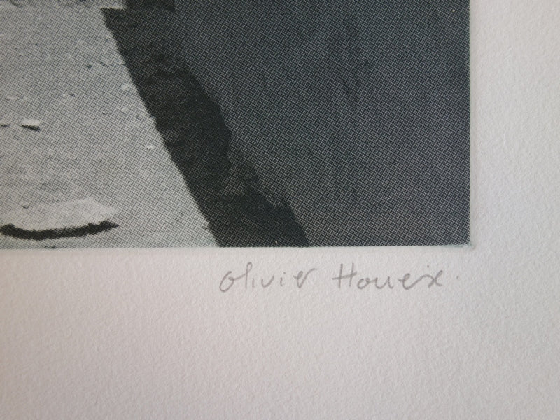 Olivier HOUEX : Mur sur la Méditerranée - Héliogravure (détail)