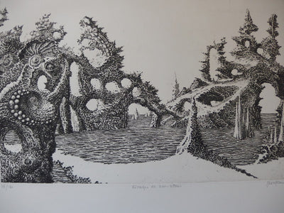 Jacques HOUPLAIN : Rivages de non-retour - art (détail)