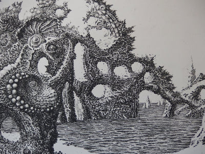 Jacques HOUPLAIN : Rivages de non-retour - art (détail)