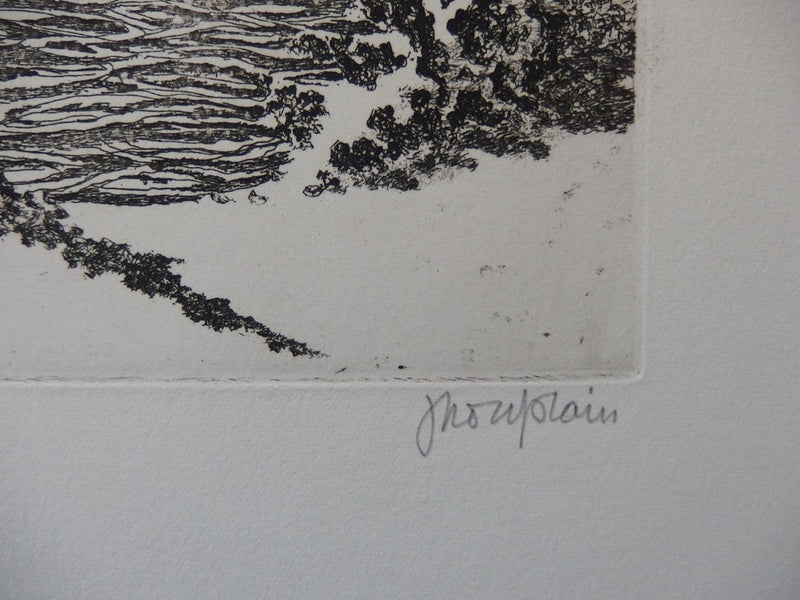 Jacques HOUPLAIN : Rivages de non-retour - art (détail)