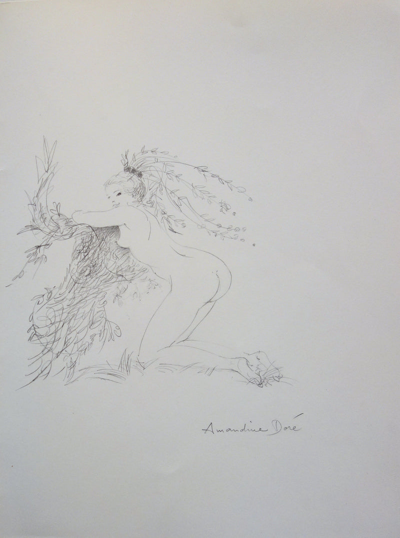 Jacques HOUPLAIN : Calanques à Cassis - Gravure (détail)