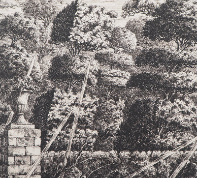 François HOUTIN : En conquête, 2002 - Gravure (détail)