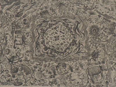 François HOUTIN : La création du monde, 1976 - Gravure