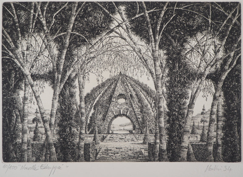 François HOUTIN : Nouvelle échappée, 1994 - Gravure
