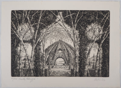 François HOUTIN : Nouvelle échappée, 1994 - Gravure (détail)