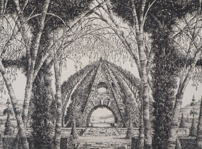 François HOUTIN : Nouvelle échappée, 1994 - Gravure (détail)