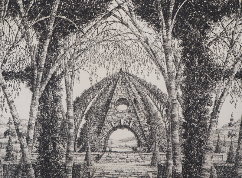 François HOUTIN : Nouvelle échappée, 1994 - Gravure (détail)