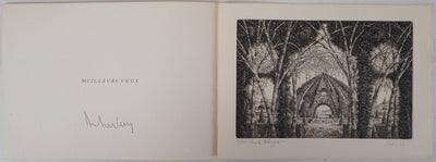 François HOUTIN : Nouvelle échappée, 1994 - Gravure (détail)