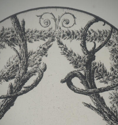 François HOUTIN : Sully, 1994 - Gravure (détail)