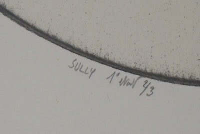 François HOUTIN : Sully, 1994 - Gravure (détail)
