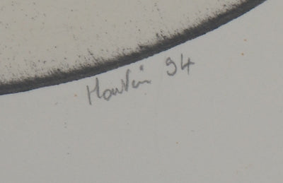 François HOUTIN : Sully, 1994 - Gravure (détail)