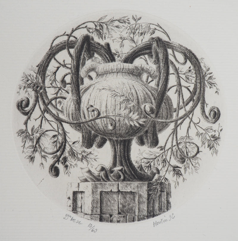 François HOUTIN : 2nd vase, 1992 - Gravure