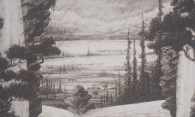 François HOUTIN : Cascades - Héliogravure