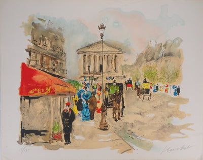 Urbain HUCHET : Chez Maxim's - Lithographie