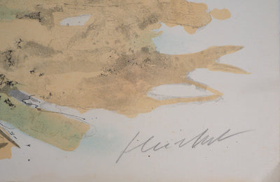 Urbain HUCHET : Chez Maxim's - Lithographie (détail)