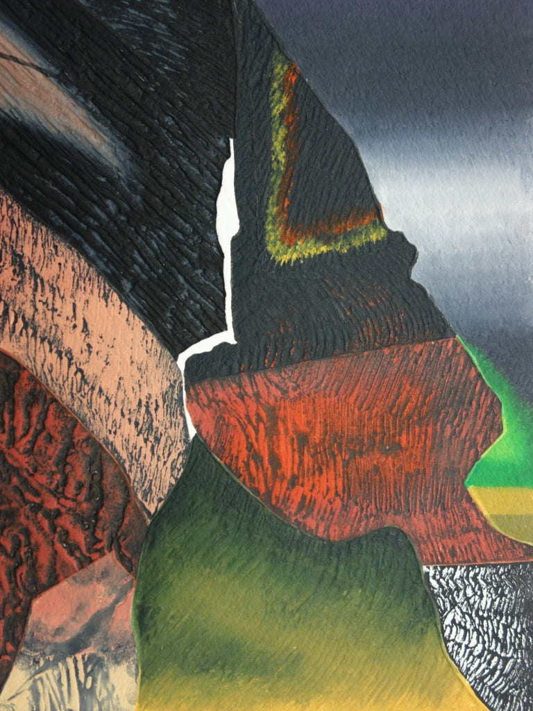 Geneviève HUGON : Indra - Gravure (détail)