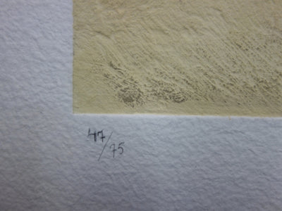 Geneviève HUGON : Indra - Gravure (détail)