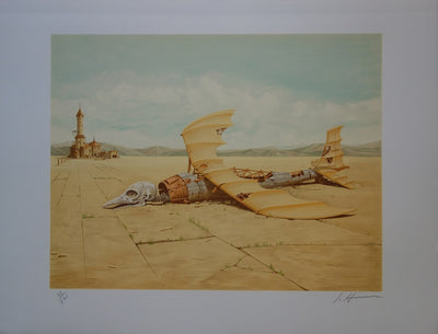 Judson HUSS : Dead Zeppelin - Lithographie