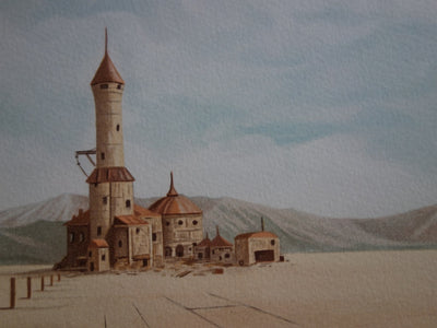 Judson HUSS : Dead Zeppelin - Lithographie (détail)